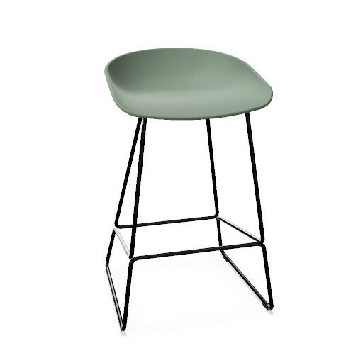 AAS 38 Stool polypropylene, steel base