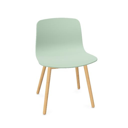 AAC 12 Chair polypropylene, wood base