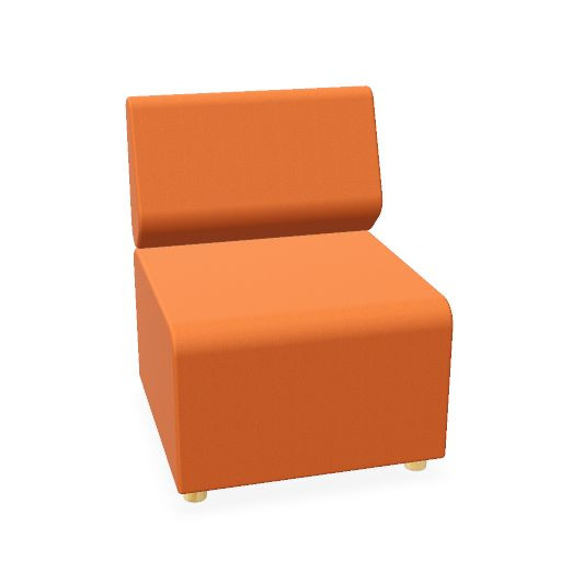 Einzelsitzer mit Rückenlehne 85x65x65 (c