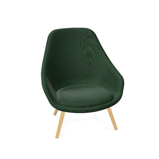 AAL 93 Lounge chair, wood base