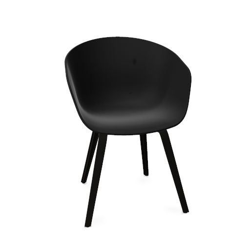 AAC 22 Chair polypropylene, wood base