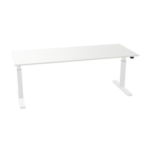 unique'desk Sitz-Stehtisch 200 x 80 cm