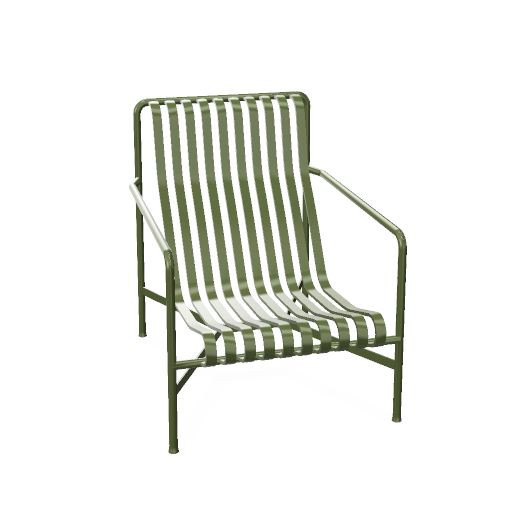 PALISSADE Lounge chair high