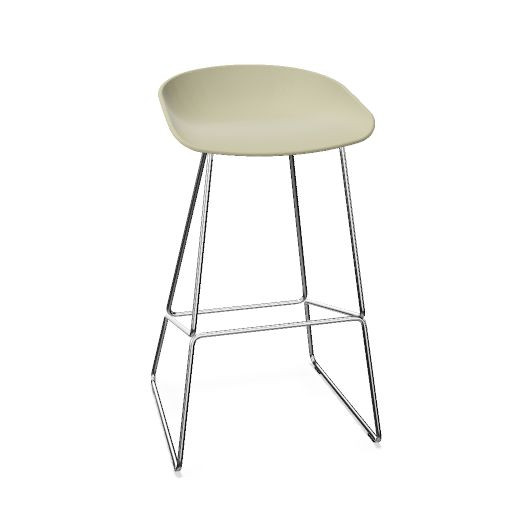 AAS 38 Stool polypropylene, steel base