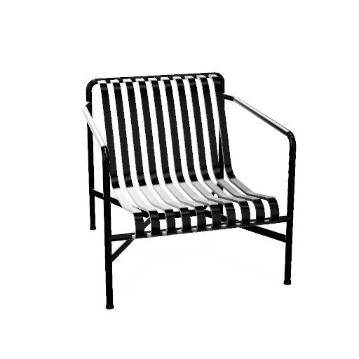 PALISSADE Lounge chair low