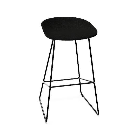 AAS 39 Stool full upholstery, steel base