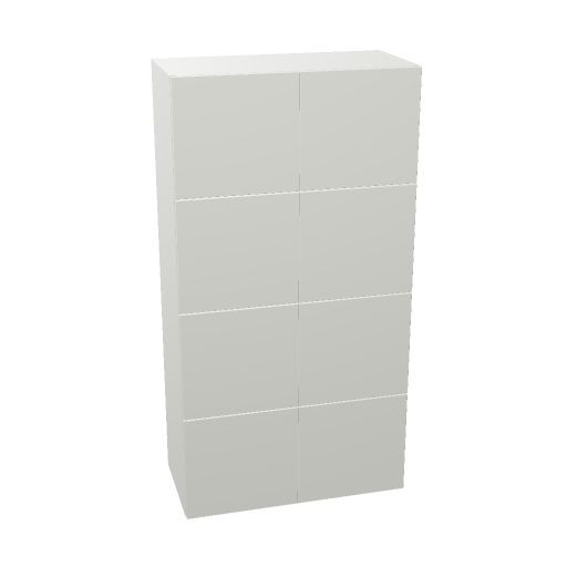 LO wood'lockers 80, 5HE, 8xFT 1HE, Socke