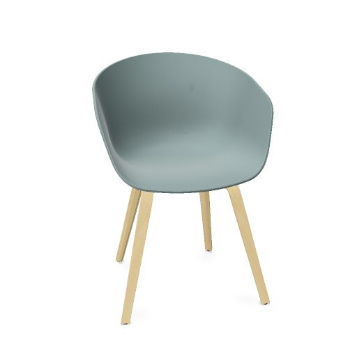 AAC 22 Chair polypropylene, wood base