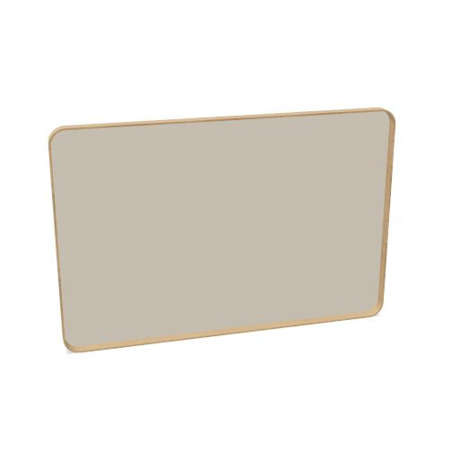 Frame Wall Silk, Rahmen Eiche 1500 x 100