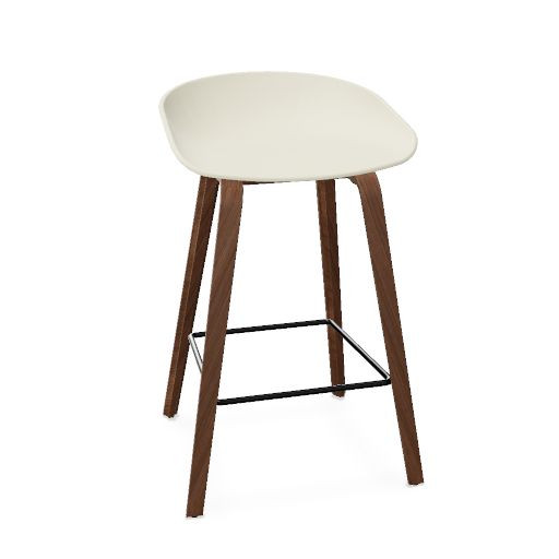 AAS 32 Stool polypropylene, wood base