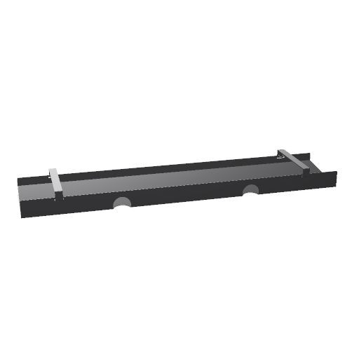 PD Kabelwanne 120, beidseitig klappbar,