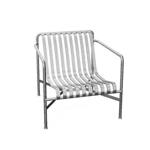 PALISSADE Lounge chair low