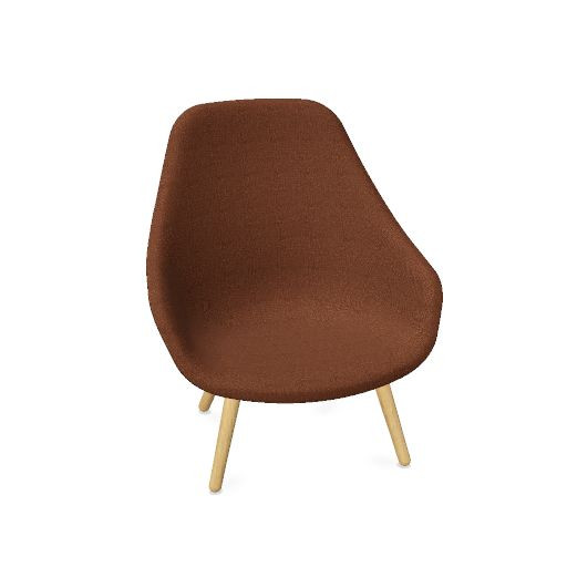 AAL 92 Lounge chair, wood base