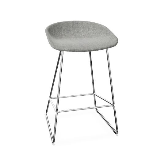 AAS 39 Stool full upholstery, steel base