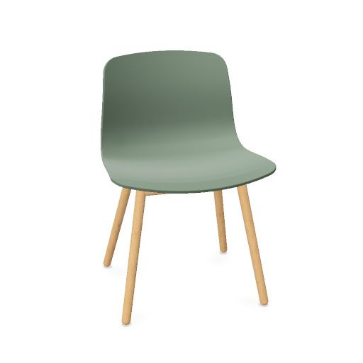AAC 12 Chair polypropylene, wood base