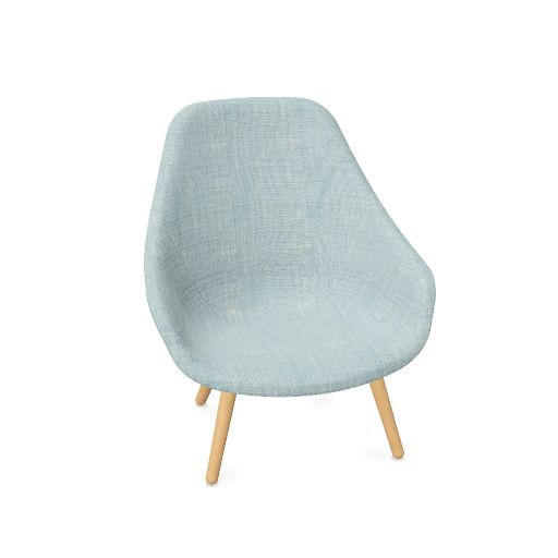 AAL 92 Lounge chair, wood base