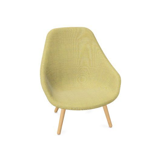 AAL 92 Lounge chair, wood base