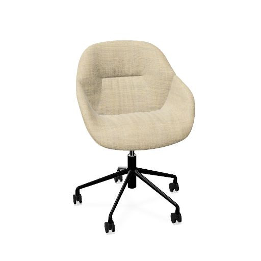 AAC 153 Chair, 5 star swivel base w. whe