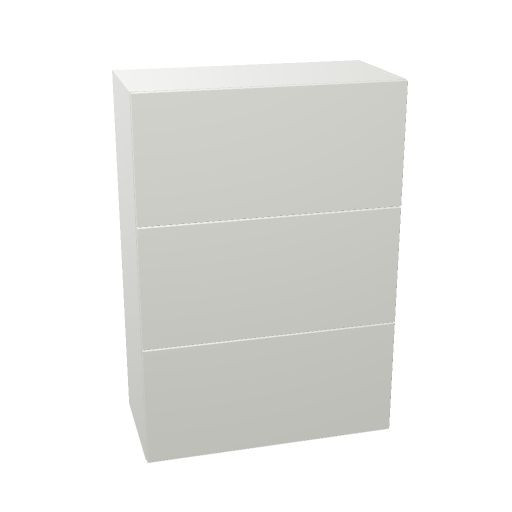 LO wood'lockers 80, 4HE, 3xASK, Sockel 1