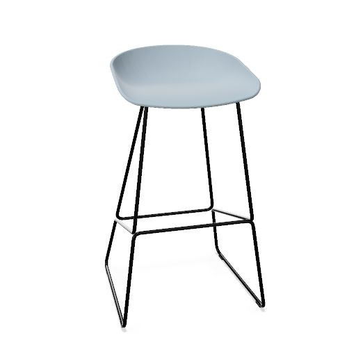 AAS 38 Stool polypropylene, steel base