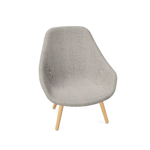AAL 92 Lounge chair, wood base