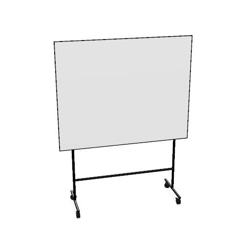 ONE mobiles Whiteboard, schwarz 1507 x 1
