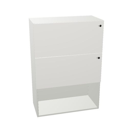 LO wood'lockers 80, 3HE, 2xASK, unten of
