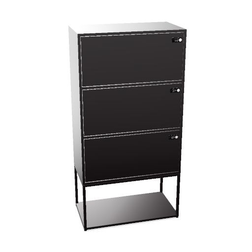 LO steel'lockers 80 cm, 4HE