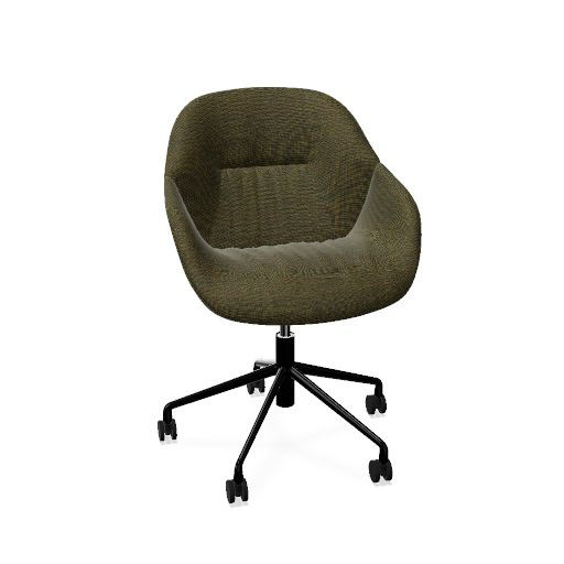 AAC 153 Chair, 5 star swivel base w. whe